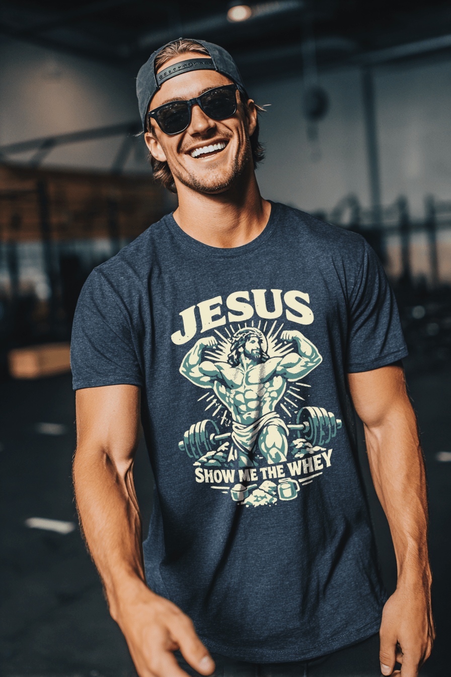 Jesus Show Me the Whey Tee - Riley Ink