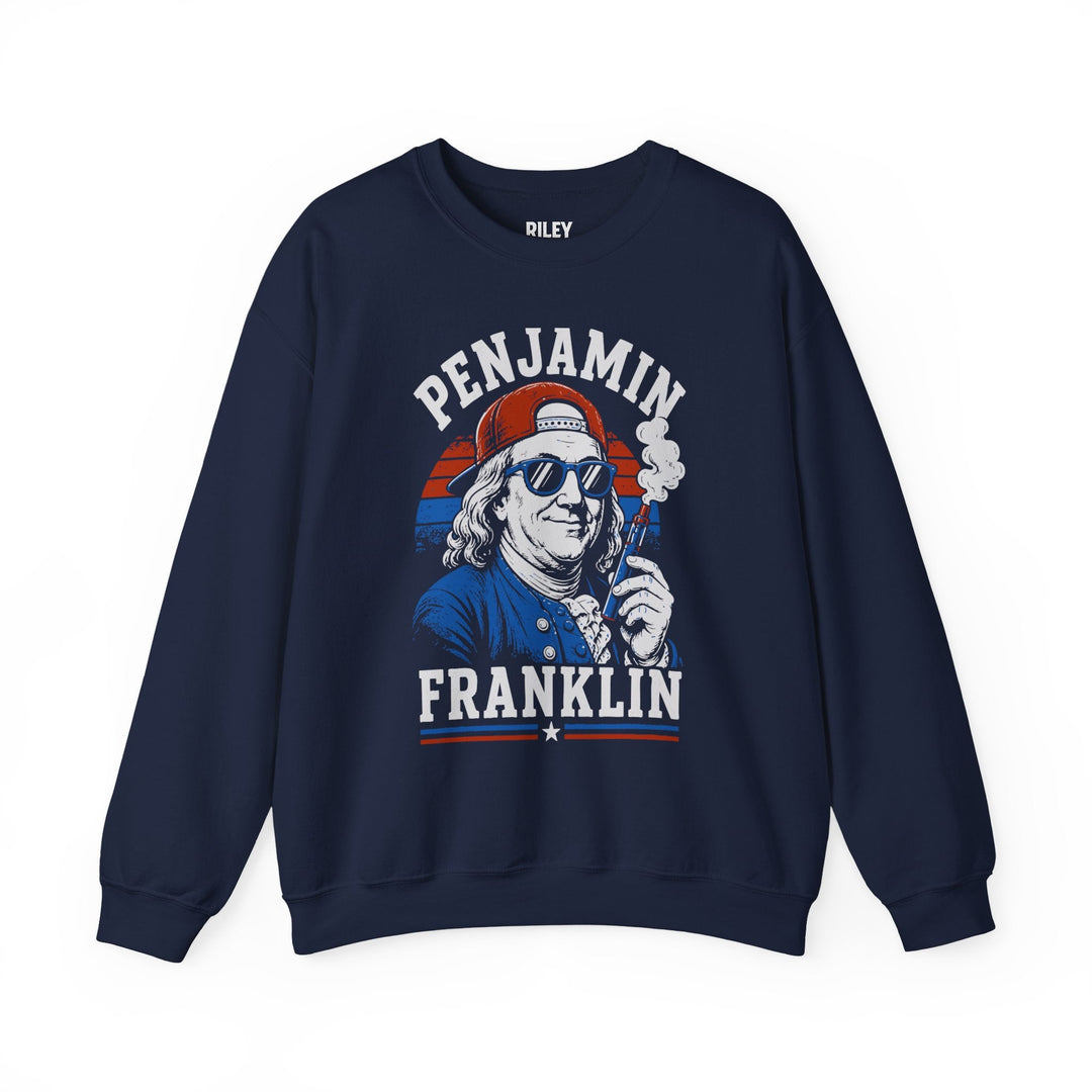 Penjamin Franklin Crewneck - Riley Ink