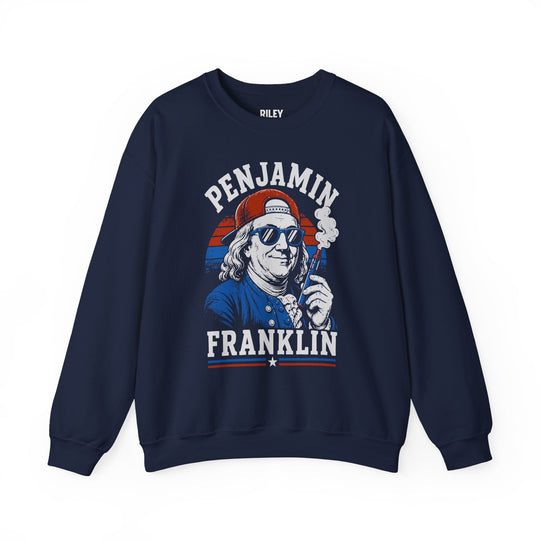 Penjamin Franklin Crewneck - Riley Ink