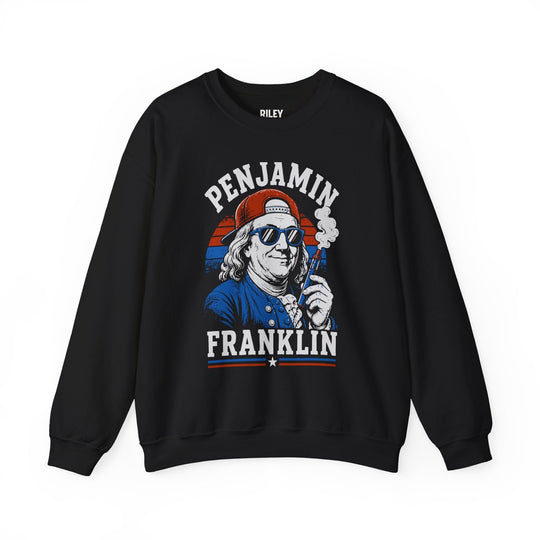 Penjamin Franklin Crewneck - Riley Ink