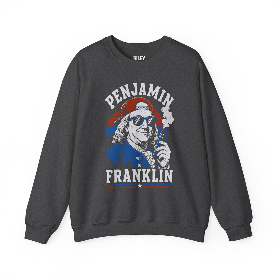 Penjamin Franklin Crewneck - Riley Ink