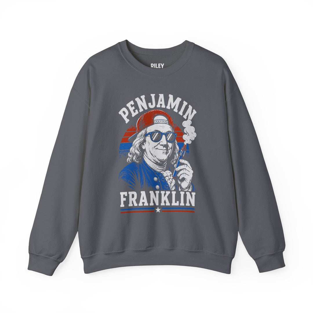 Penjamin Franklin Crewneck - Riley Ink