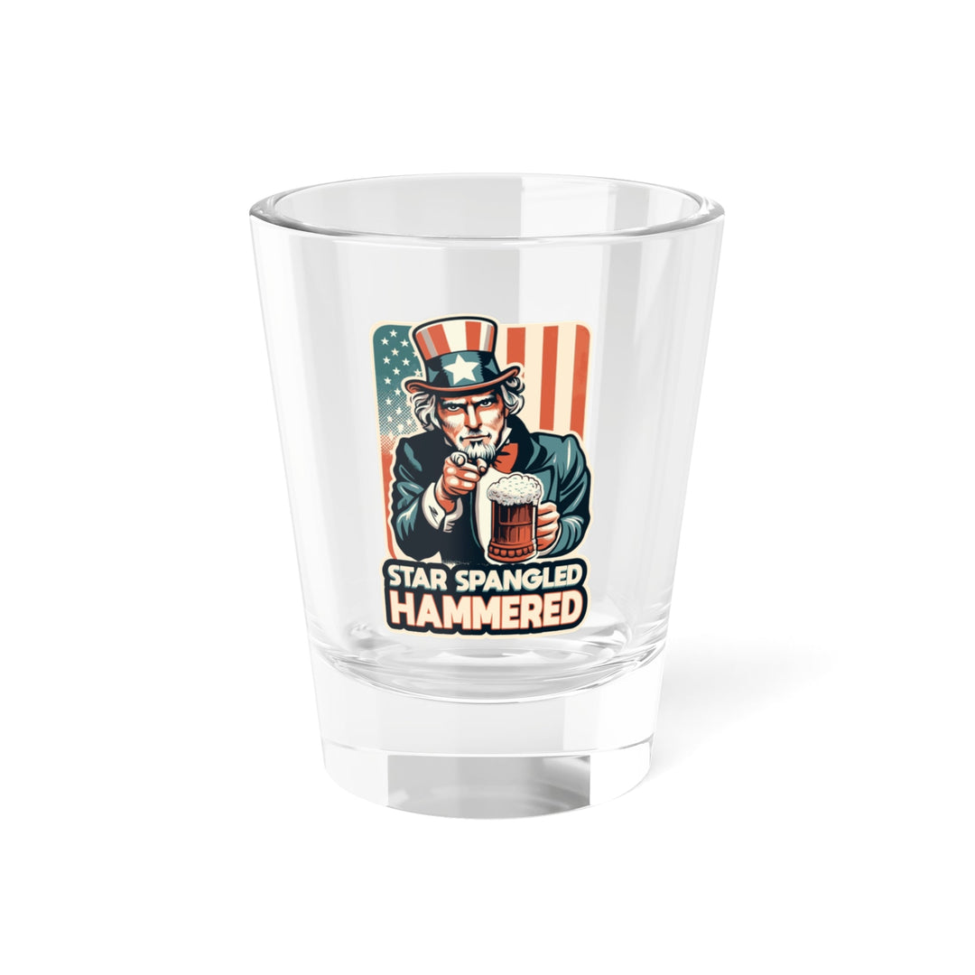 Star Spangled Hammered - Shot Glass - Riley Ink