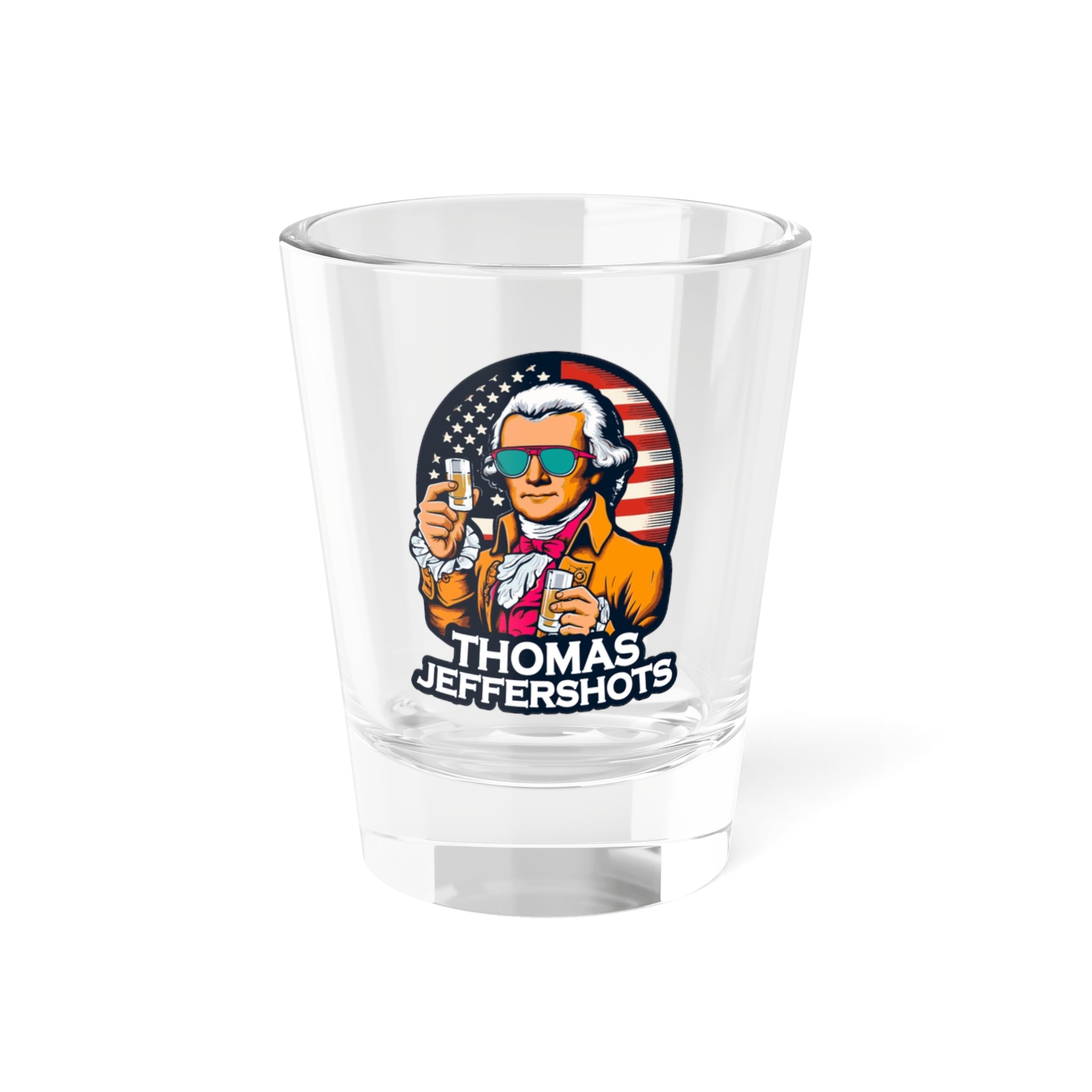 Thomas Jeffershots - Shot Glass - Riley Ink