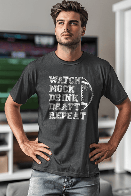 Watch, Mock, Drink, Draft, Repeat - Riley Ink